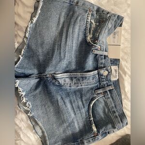 AGOLDE Parker Vintage Cut Off Short.  Size 27 Color-LOWKEY